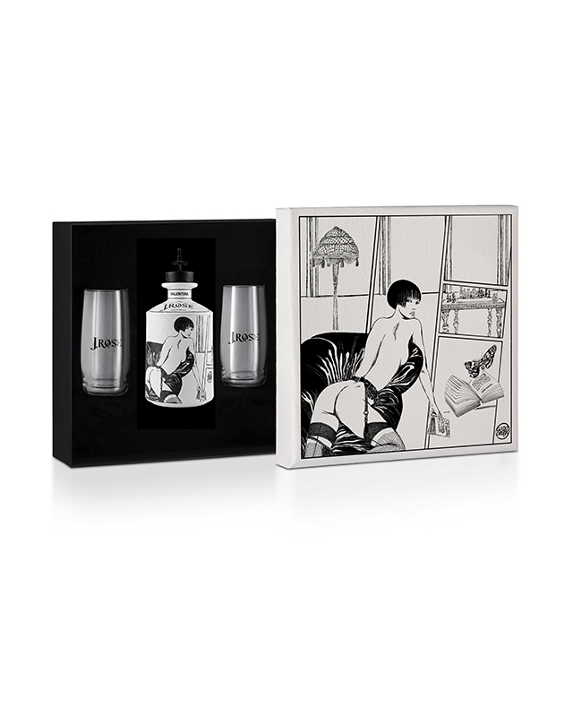 Box J.Rose London Dry Gin 70 cl VALENTINA JRBV02